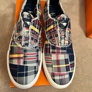 Rocket Dog Multicolor Plaid Slip-Ons